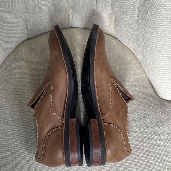 Cole Haan Men's Tan Leather Loafers 10 - Picture 4 of 7
